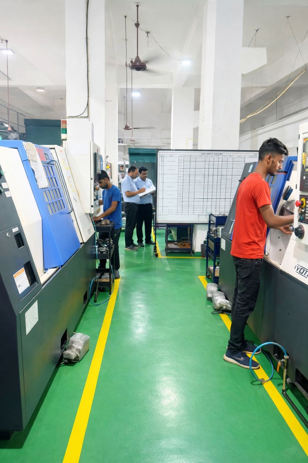 ALB Power Transmission CNC shop floor